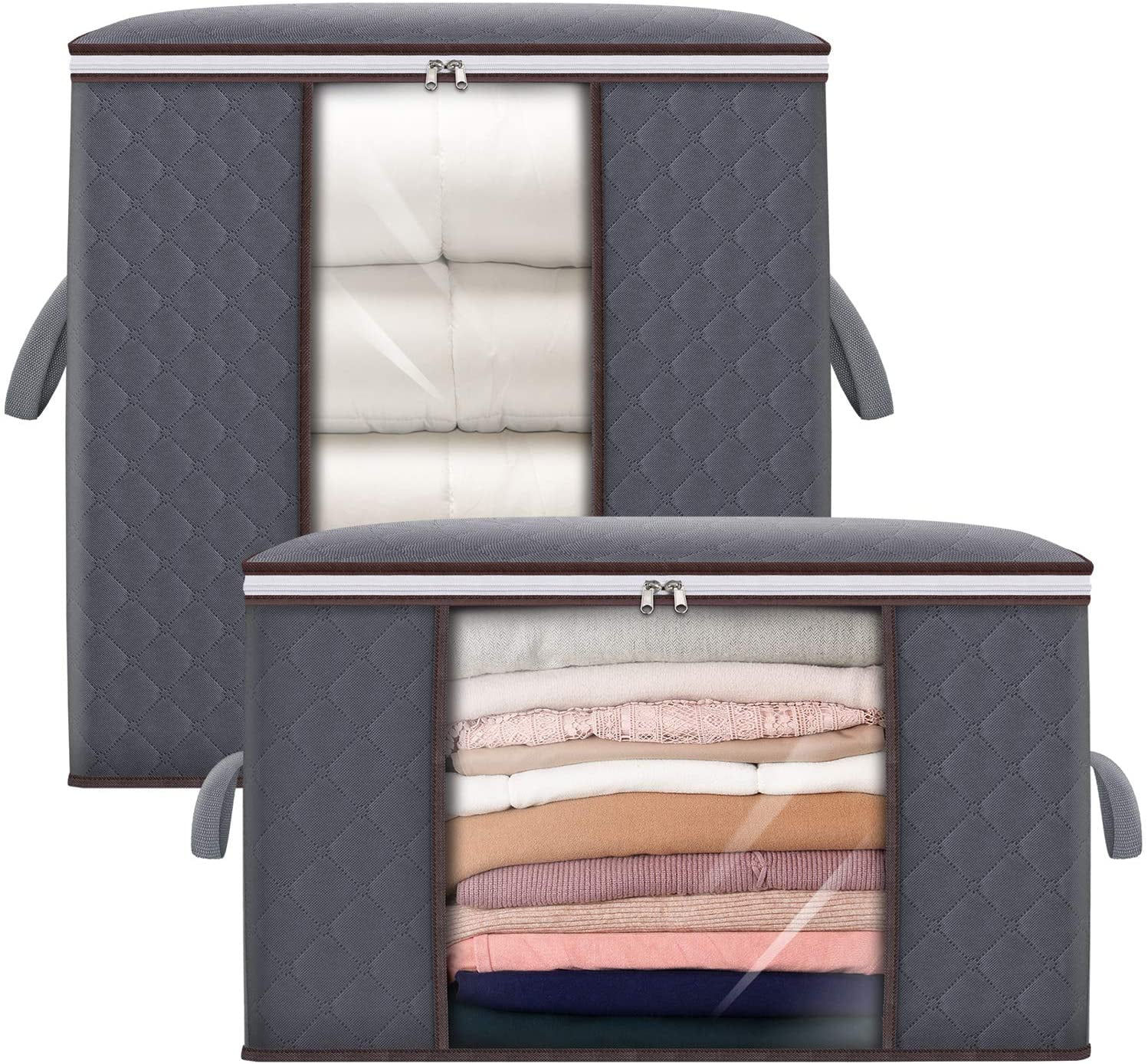 ZC5HAO Storage Bag Closet Organizer with Reinforced Handle Firm Fabric