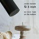 thumbnail image 4 of Set de Velas de Pilar MOZEAL Vertidas a Mano Sin Aroma 3x4 Gris Oscuro, 4 of 6