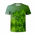 thumbnail image 4 of Patlollav Womens Tops Funny St. Patrick'S Day Print Casual Loose Fit White Shirts Blouse Clothes, 4 of 6