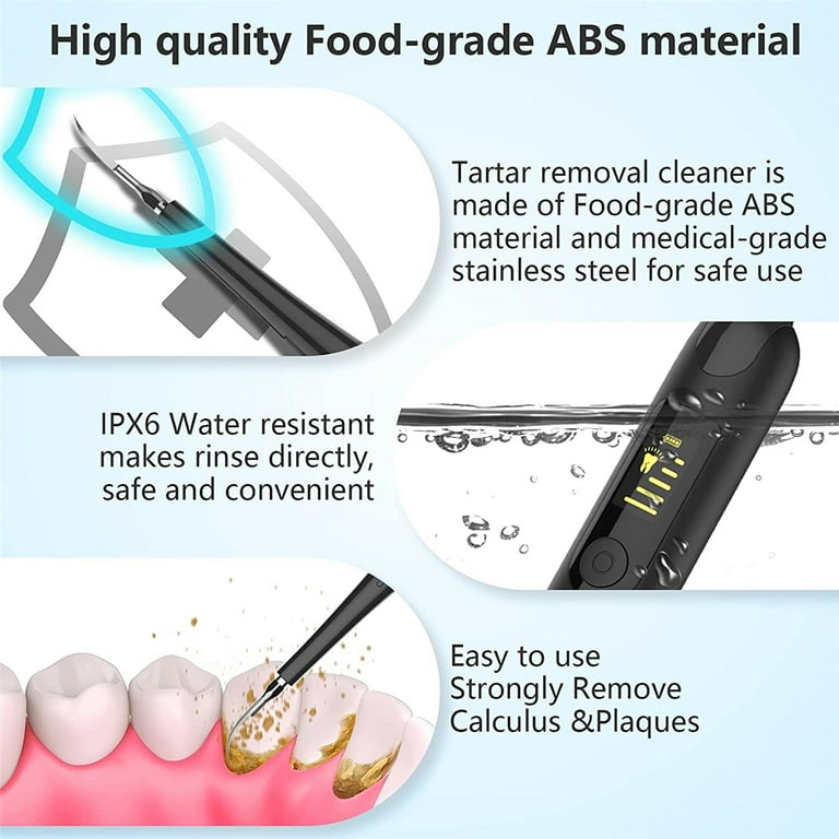 Strumento Raschietto Tartaro Professionale - Dispositivo Di Rimozione Del Tartaro A Doppia Estremita Per Denti Confezione Da 2 - Foto 9