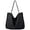 0-black, variant on Women's Canvas Tote Handbag