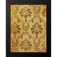 thumbnail image 2 of Grey, Jace 15x18 Black Modern Framed Museum Art Print Titled - Gold Red Pattern Reversed, 2 of 5