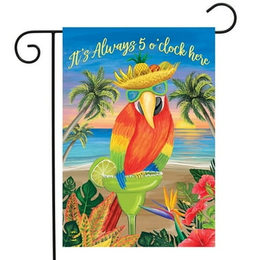 Briarwood Lane Always 5 O'Clock Garden Flag