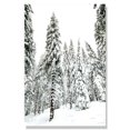 thumbnail image 1 of Carteles de invierno del país de las Maravillas, impresiones de Navidad, abeto, pino, reno, alce, lienzo, pintura, paisaje, pared, arte, imagen, decoración, 1 of 4