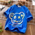 thumbnail image 3 of Boys And Girls Short-sleeved Bottoming Shirts Spring And Summer Middle-aged Children‘s T-shirt Children‘s Clothing, 3 of 7