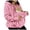 Pink, variant on Maternity Coat Winter Mom Cozy Thicken Coats Fleece Sherpa Jacket | 3-In-1 Thicken Fleece Jacket,Zip Panels,Pocket,Maternity and Kangaroo Carrier Coat Clothing (Black,M)