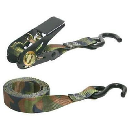 

Keeper 1 in. W X 8 ft. L Camo Tie Down w/Ratchet 400 lb 4 pk