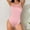 Pink, variant on YEAHITCH Family Swimsuit,Juniors Swimwear,Swimwear Clearance,One-Piece,High WaistBlack,S (US:4)