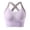 Light Purple, variant on Women's Yoga Bra Vest with Removable Pads Wireless Shockproof Lingerie, Back Beauty Sports Bra, Seamless High Impact Workout Bralette, Breathable Athletic Tank Top, Padded Gym Support Underwear