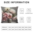 thumbnail image 5 of Pratyus Flowers Square Pillow Cover Case for Cushions Sofa Bed Outdoor Decoration - Zipper Closure 1PC 24x24in, 5 of 5