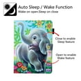 thumbnail image 3 of Allytech iPad 10.2 7th Generation Cases Covers, PU Leather Folio Flip Kickstand Auto Sleep Wake Protection Scratch Resistant Cards Slots Pencil Holder Case Cover for Apple iPad 10.2", Elephant, 3 of 7
