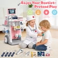 thumbnail image 6 of Chuvikid Doctor Kit for Toddlers,Deluxe Pretend Medical Station Set with Mobile Cart,Birthday Gifts for Kids 3-12 Year Old, 6 of 8