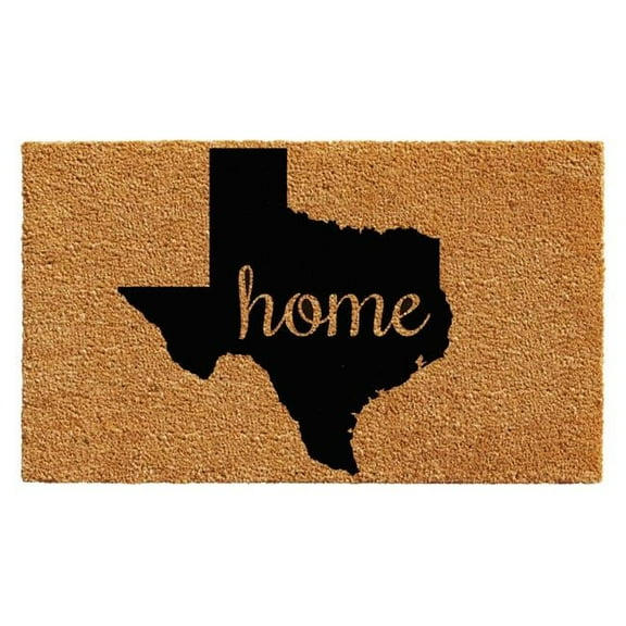 Calloway Mills 102442436 24 x 36 in. Texas Rectangular Doormat, Natural & Black