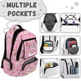 thumbnail image 6 of Aplkyhs Donut Axolotl Backpack for Students 12-18 Durable 17 Inch School Bookbag for Middle High School Teens Outdoor, 6 of 7
