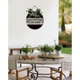 thumbnail image 3 of Eveokoki This Is Everything Front Door Sign Funny Wreaths Hanging Wooden Plaque Decoration Round Rustic Wood Farmhouse Porch Decor for Home Front Door Decor, 11 x 11 Inch, 3 of 5