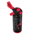 thumbnail image 3 of Zak Designs 20oz Spiderman Stainless Steel Liberty Water Bottle with Push Button Lid, Lock, and Carry Handle, 3 of 7