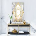 thumbnail image 4 of DESIGN ART Designart 'Capital Gold Essential 20' Glam Mirror - Modern Printed Wall Mirror 27.5in.x39.5in., 4 of 5