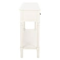 thumbnail image 6 of SAFAVIEH Peyton Distressed White Wood Console Table with Drawer (47.3 in. W x 13 in. D x 29.5 in. H), 6 of 14