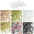 thumbnail image 1 of Unique Bargains 33g Crushed Glass Chips 6 Colors 1-3mm, Bright Color Series, 1 of 5