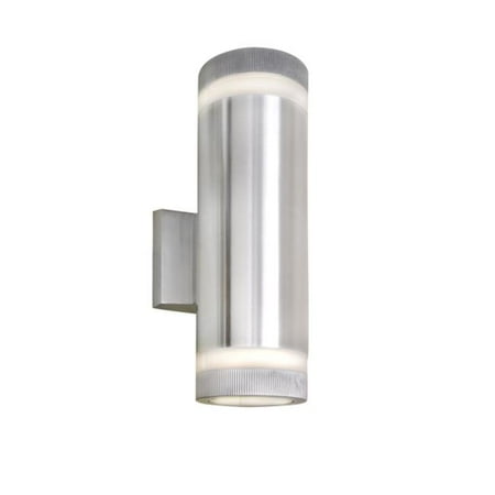 

12 x 4.25 in. Lightray 2-Light Wall Sconce Brushed Aluminum