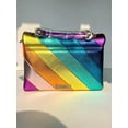 thumbnail image 2 of Kurt Geiger London Big Kensington bolso solapa de bolsillo para mujeres con parche de cuero para hombros, 2 of 5