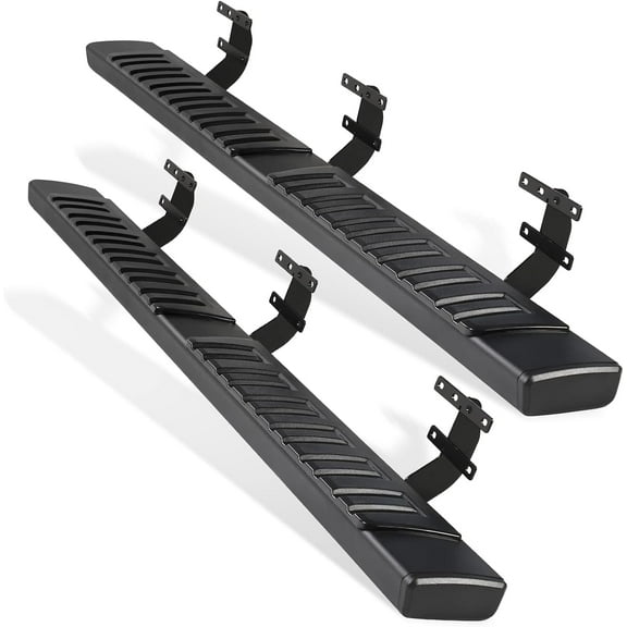 Perfit Liner 6 inches Running Boards Side Steps for 2019-2025 Dodge Ram 1500 Crew Cab New Body Style Black Aluminum Alloy Nerf Bar(2019-2024 Ram 1500 Classic 2019-2024 Ram 2500 3500 Not Included)W065