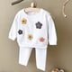 thumbnail image 1 of Conjunto de sudaderas con capucha para niñas de 0 a 3 años, traje de manga larga, jersey Floral bonito + Pantalones, traje informal para niñas, ropa de primavera para bebés, 2 uds., 1 of 6