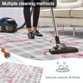 thumbnail image 5 of Pink Flamingo Outdoor Rug 4x6 Ft - Reversible Patio Rug Outdoor Camping Rugs, Summer Tropical Animals Grey Plaid Washable Indoor Outdoor Area Rugs, Non-Slip Outdoor Carpet Runner for Deck/Porch, 5 of 7