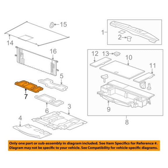 Floor Mat-Floor Mats - Production Carpet - Second Row Rear GM OEM 20794567