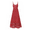 Red, variant on Women Cami Maxi Dresses Floral Boho Beach Long Dresses V Neck Summer Slip Dress Red S