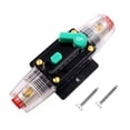 thumbnail image 1 of Car Circuit Breaker 12V-24V Protection Audio Inline Quick Circuit Breaker,with Manual Reset,Fuse Holder Inverter for Car Marine Audio Stereo Switch Truck Solar Inverter System Protection, 1 of 5
