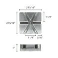 thumbnail image 2 of Excellante Pusher block for french fry cutter 6 wedges blade, comes in each, 2 of 2
