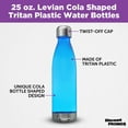 thumbnail image 3 of Levian Cola Shaped Plastic Bottles 25 oz. Set of 10, Bulk Pack - BPA Free, Great for Gym, Hiking, Cycling, Yoga and More - Blue, 3 of 5