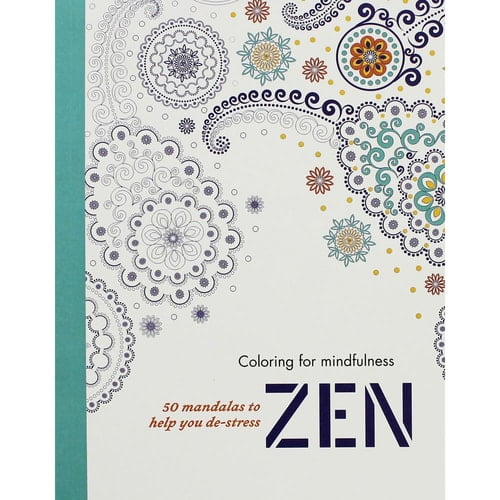 Pre-Owned Zen: 50 mandalas to help you de-stress (Coloring for mindfulness) (Paperback) 060063258X 9780600632580