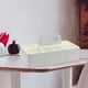 thumbnail image 5 of Caja de almacenamiento con múltiples compartimentos, cesta apilable, organizador para el hogar blanco, 5 of 9