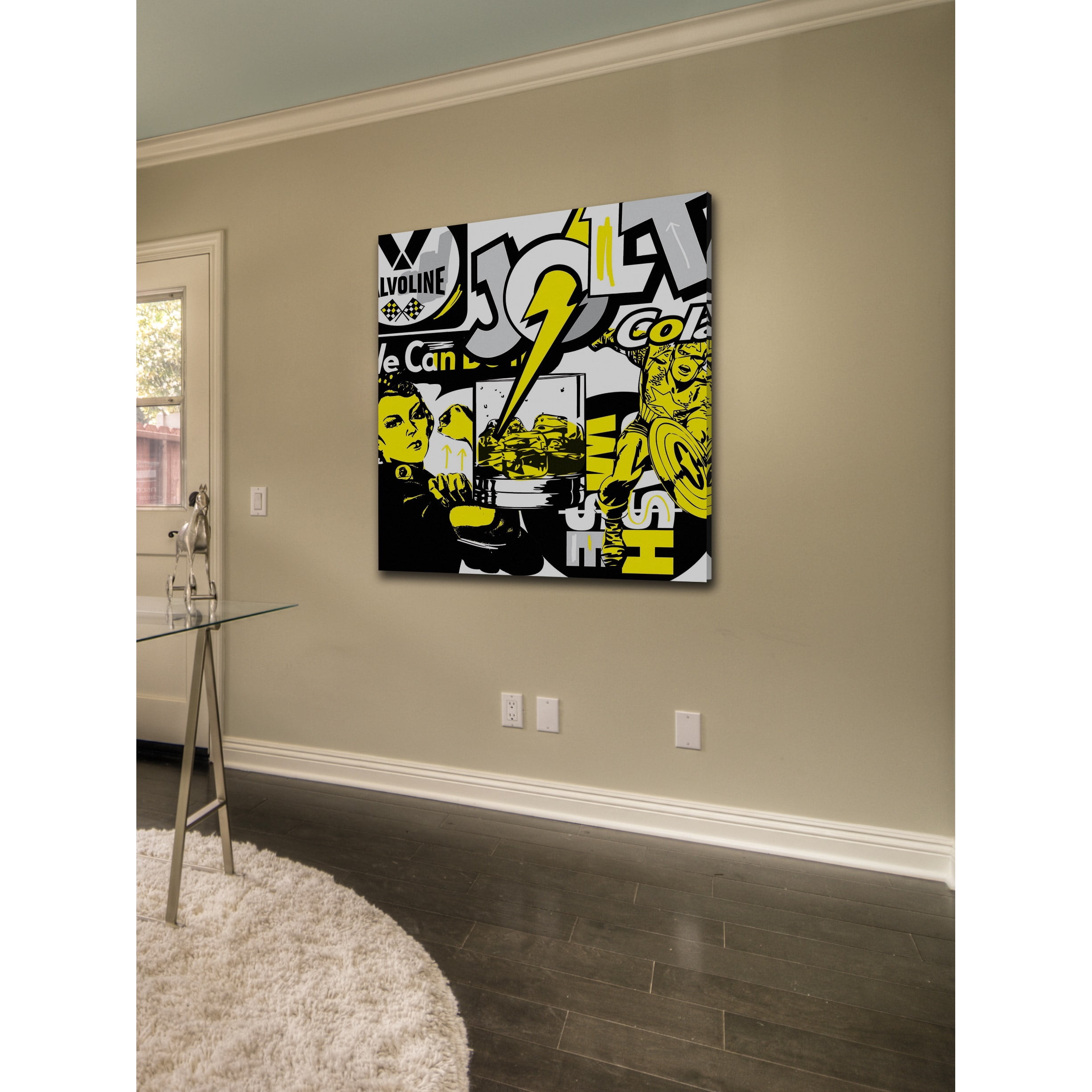 Marmont Hill "Jolt 1" Print on Canvas