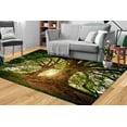 thumbnail image 3 of Colorful Rug, Tree Rug, Cool Rugs, Nature Landscape Rug, Personalized Rug, Forest Landscape Rug, Farmhouse Decor Rugs, Pattern Rugs, 3.3'x5' - 100x150 cm, 3 of 8