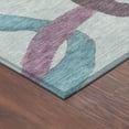 thumbnail image 3 of Addison Rugs Chantille Indoor/Outdoor Contemporary Abstract Teal Machine Washable Rectangle Rug, 5' x 7'6", 3 of 8