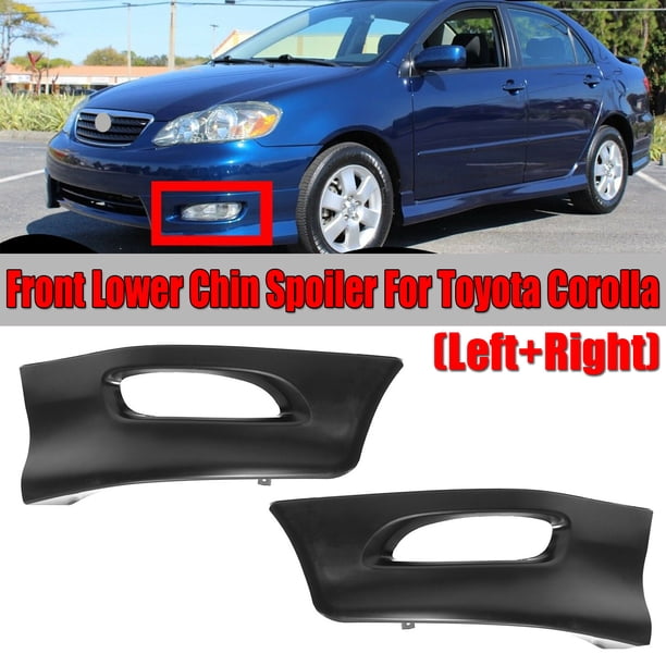 For Toyota Corolla 05 08 Front Bumper Body Kit Lower Lip Factory S Style Instruction Not Included Walmart Com Walmart Com