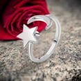 thumbnail image 5 of Bague en Zircon Plaqué Argent pour Amateurs de Mode, Rotative et Réglable, Soulageant l'Anxiété et la Pression, 5 of 5