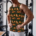 thumbnail image 5 of Pofeuu Cute Little Foxes Print Men's Workout Tank Tops Sleeveless Muscle Gym Shirt Quick Dry-4X-Large, 5 of 7