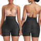 thumbnail image 3 of Pantalones moldeadores de cintura alta de talla grande para mujer, pantalones moldeadores de glúteos con almohadillas para dar volumen a los glúteos, pantalones de control abdominal de nailon., 3 of 4