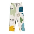 thumbnail image 4 of Daiia Childish Dinosaur Women's Sleep Pant with Pockets and Drawstring,Pajama Pants-Medium, 4 of 9