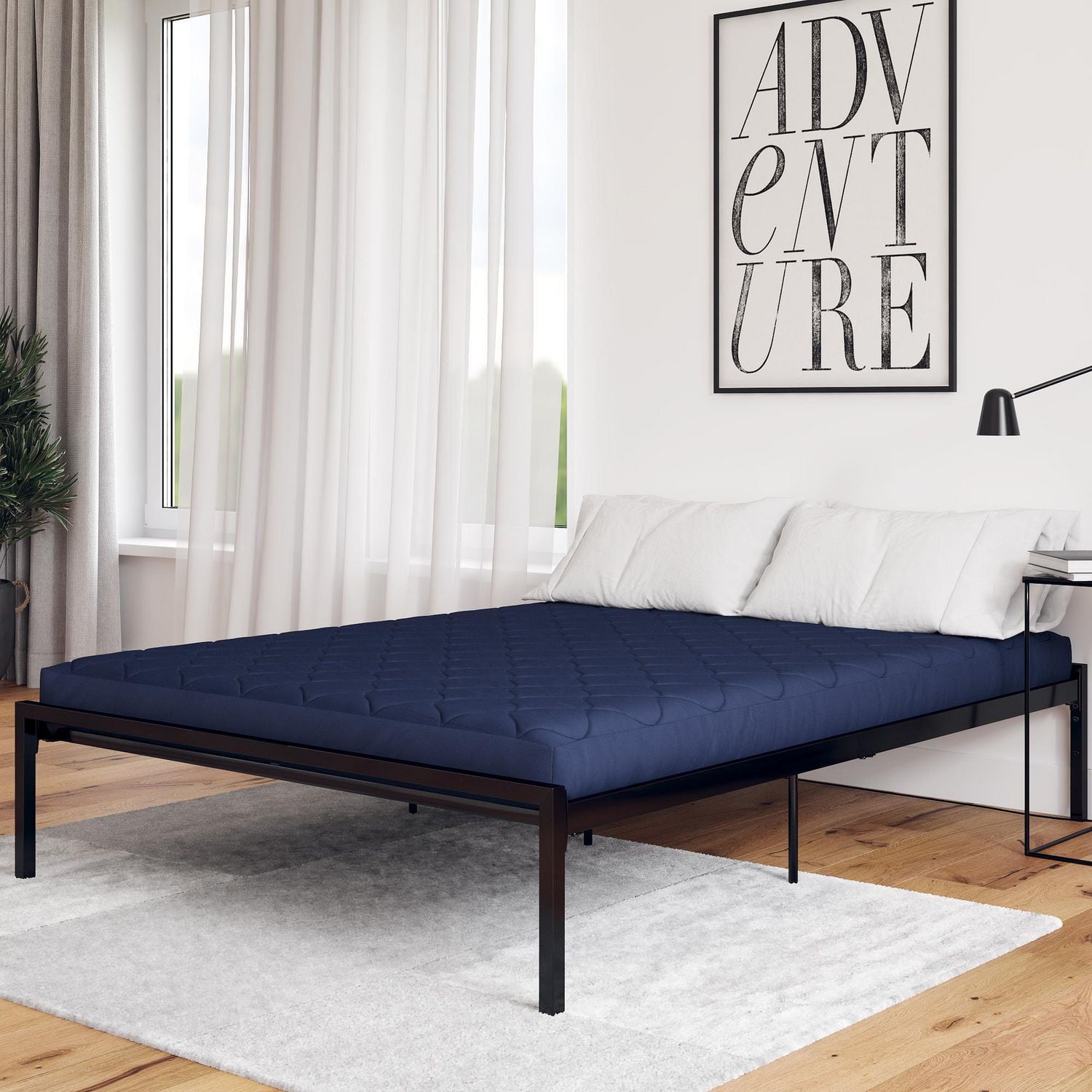 DHP Value 6" Polyester Filled Quilted Top Bunk Bed Mattress