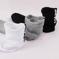 thumbnail image 3 of Calcetines de baloncesto deportivos para hombre para exteriores, transpirables, absorbentes del sudor, con parte inferior de toalla gruesa, color sólido, medianos y largos, 3 of 6