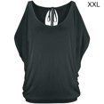 thumbnail image 1 of Camiseta con hombros descubiertos para mujer, blusa informal de algodón de manga corta, gris, XXL kenally  AP001290-23, 1 of 7