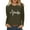 Army Green, variant on Gubotare Womens T Shirts Sweatshirts Long Sleeve Crew Neck Color Block Casual Side Slit pullover Fashion Tops,Gray XXL