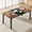 Black Retro, variant on TEQIN 78.7" Long Dining Table For 6-8, Large Farmhouse Rectangular Kitchen & Dining Room Tables, Modern Dining Table With Thick Metal Frame & Sturdy Legs For Dinner, Kitchen, Office