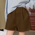 thumbnail image 2 of Edvintorg Girls Shorts Size 10-12 Loose Fit Casual Elastic Waisted Athletic Short with Pockets Teen Clothes for Girls, 2 of 8