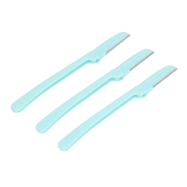 Maquinilla De Afeitar Facial, Juego De Moldeador De Cejas Liviano De 3 Piezas, Multifuncional, Plegable Con Protector De Seguridad Para Maquillaje De Viaje En Casa Para Todo Tipo